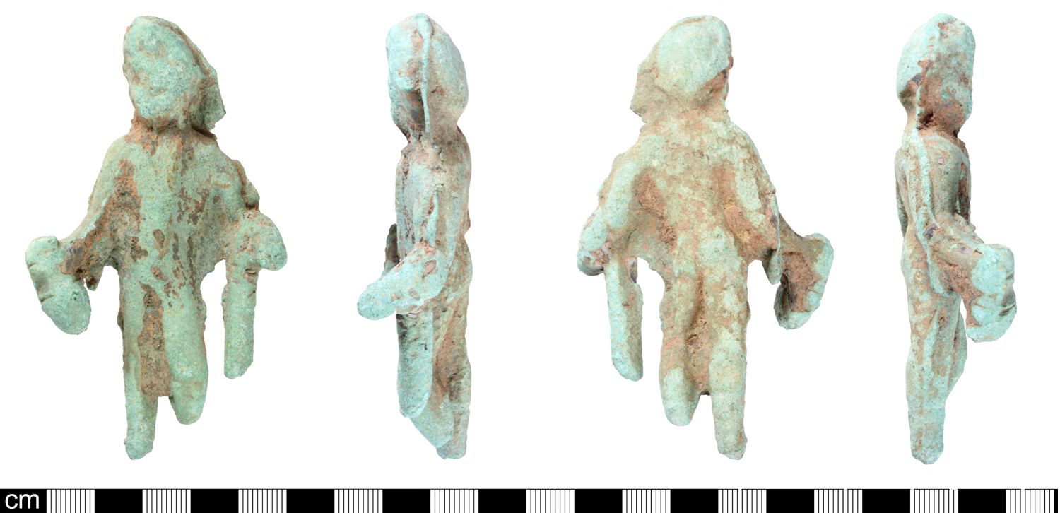 Roman Jupiter figurine viewed from front, back and sides Roman Jupiter figurine viewed from front, back and sides