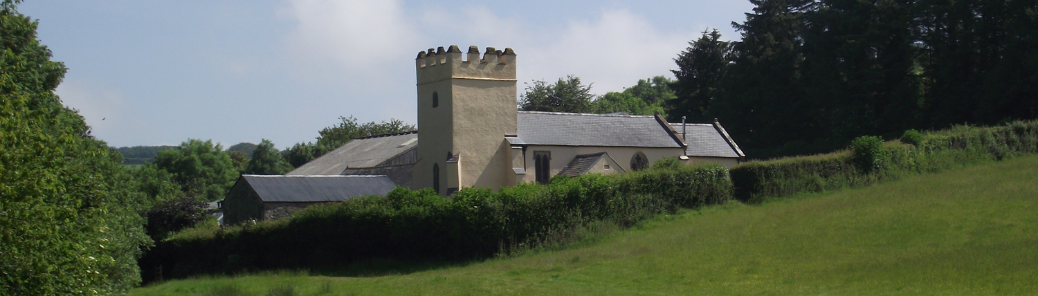 Church and Churchyard from field to the east